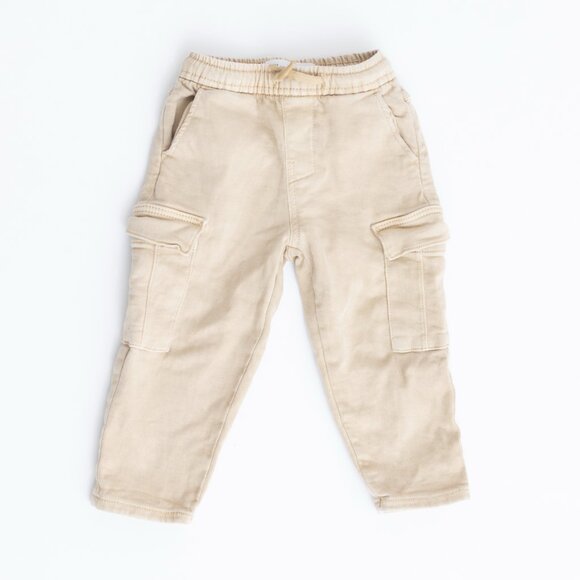 Zara Toddler Khaki Cargo Pants - Picture 1 of 3